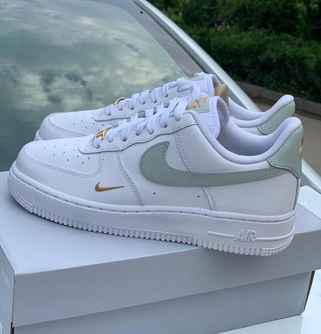 Nike Air Force Gold Mini Swoosh