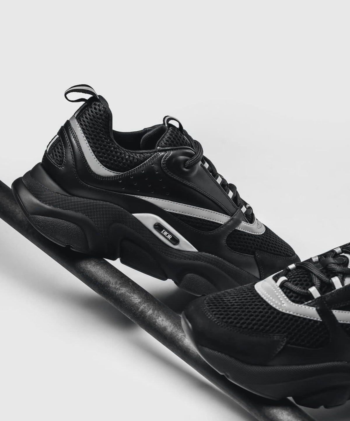 Dior B22 Black Reflective