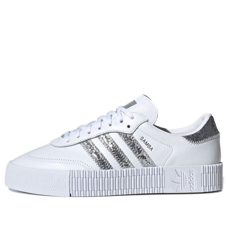 Adidas Samba Double White Silver Glitter
