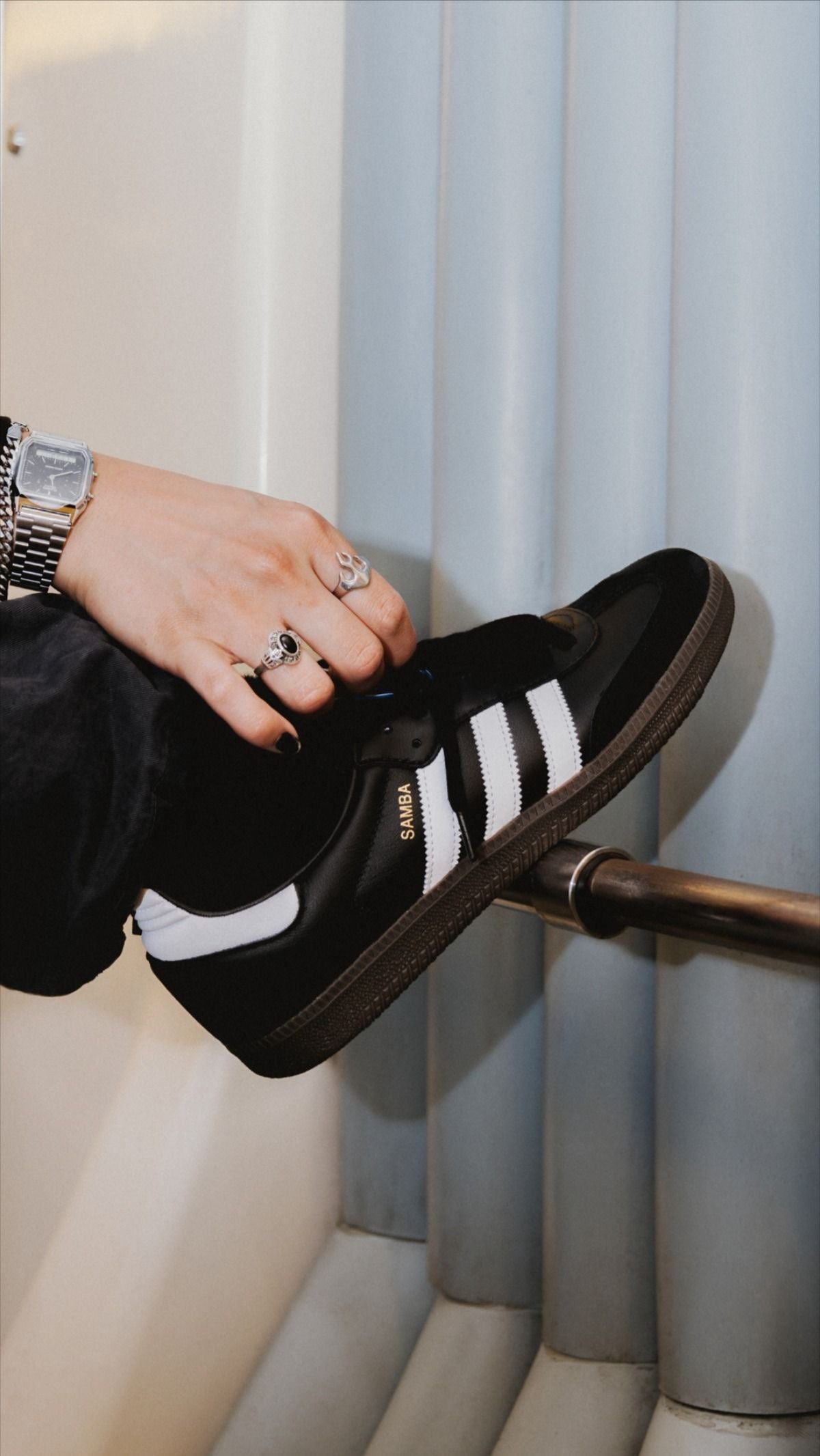 Adidas Samba Black White