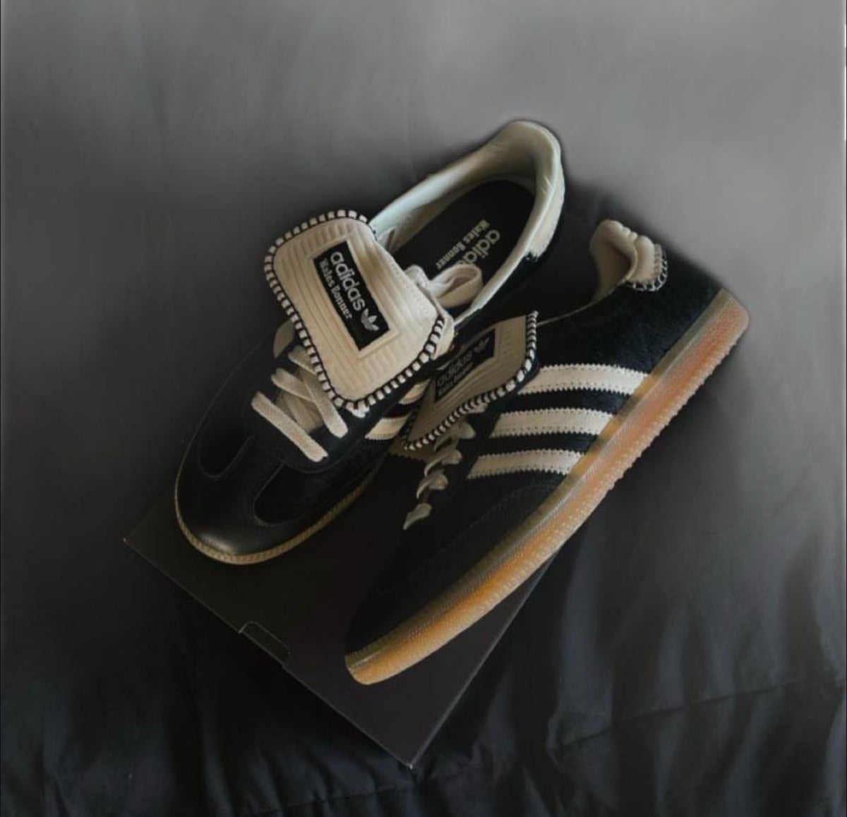 Adidas Wales Bonner x Samba Pony Black Cream