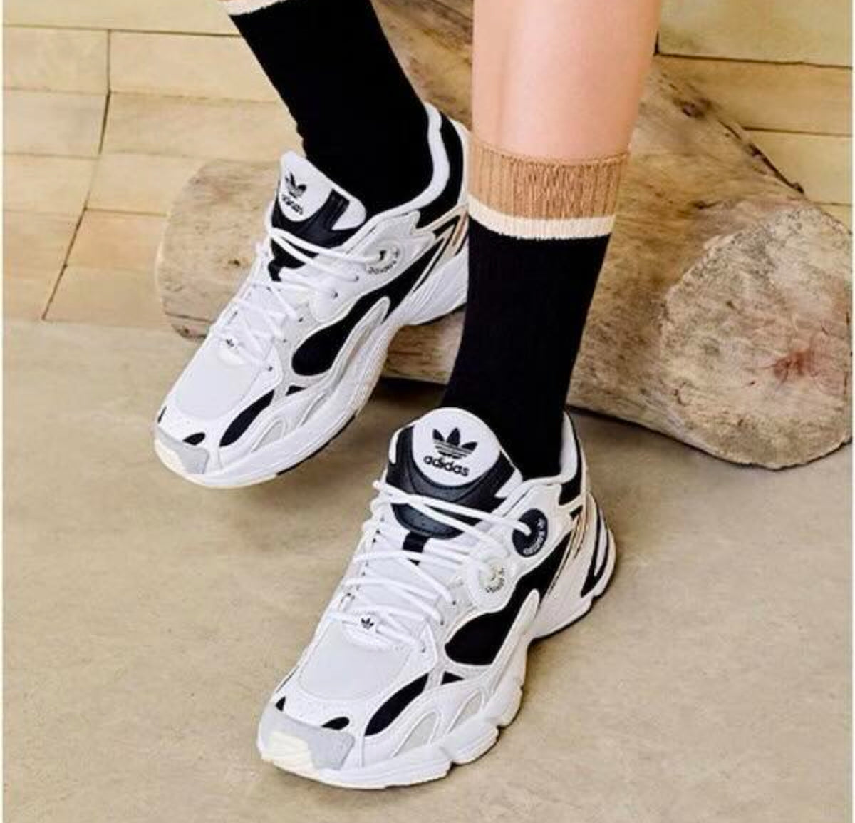 Adidas Astir White Black