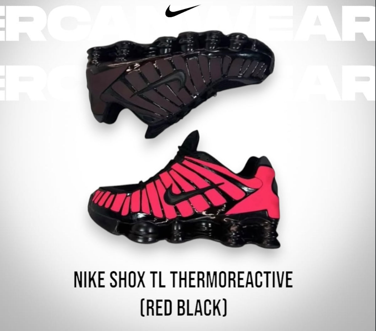 Nike Shox Thermoreactive Red