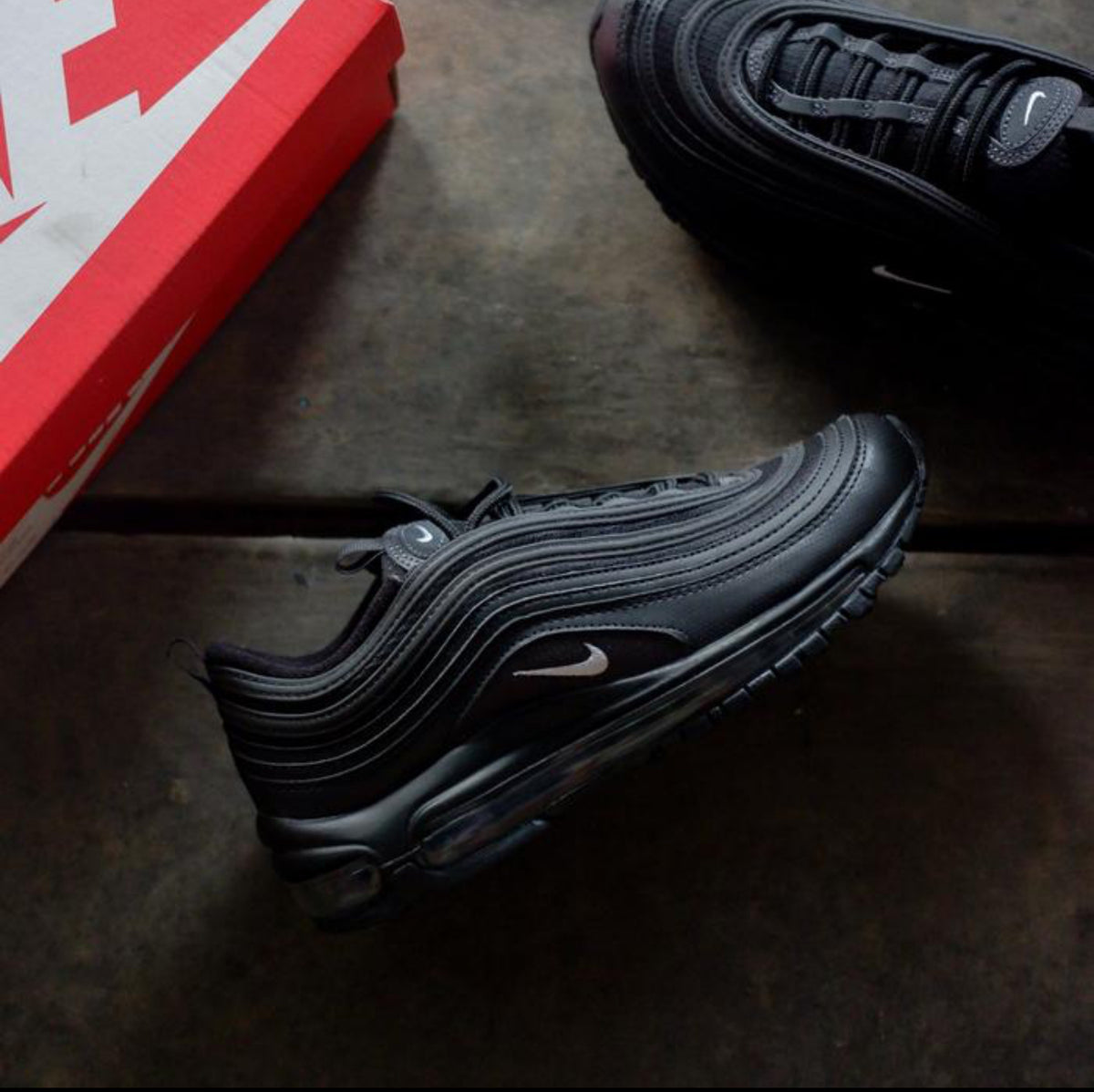 Nike Air Max 97 Black White Terry