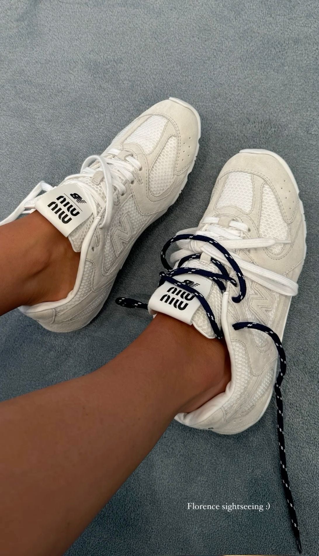 New Balance x Miu Miu 530 SL Suede White