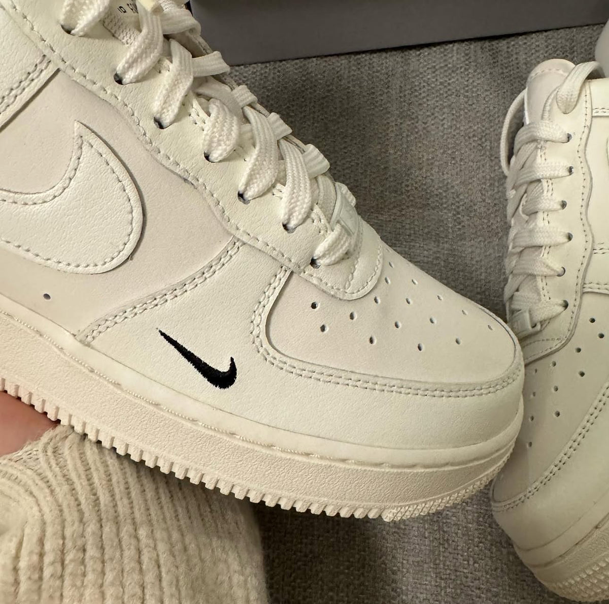 Nike Air Force 1 Sail Black