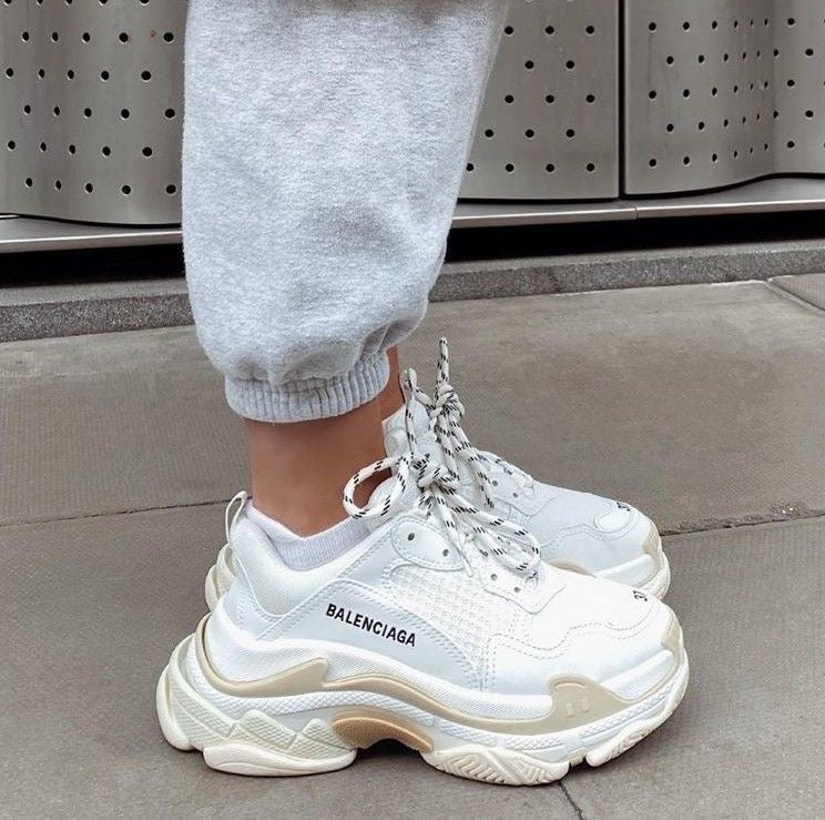 Balenciaga Triple S White Beige S