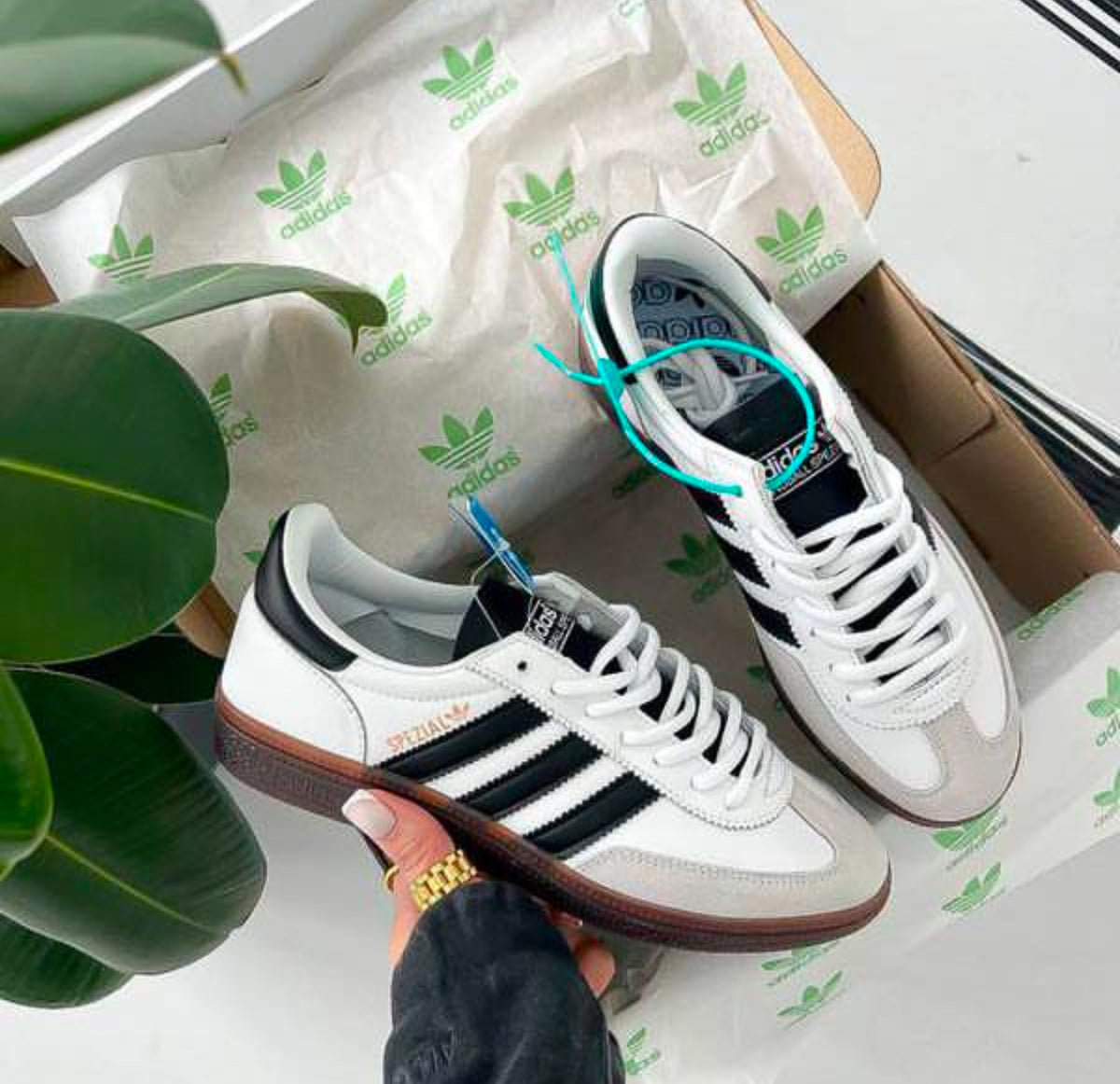 Adidas Spezial Cloud White Black