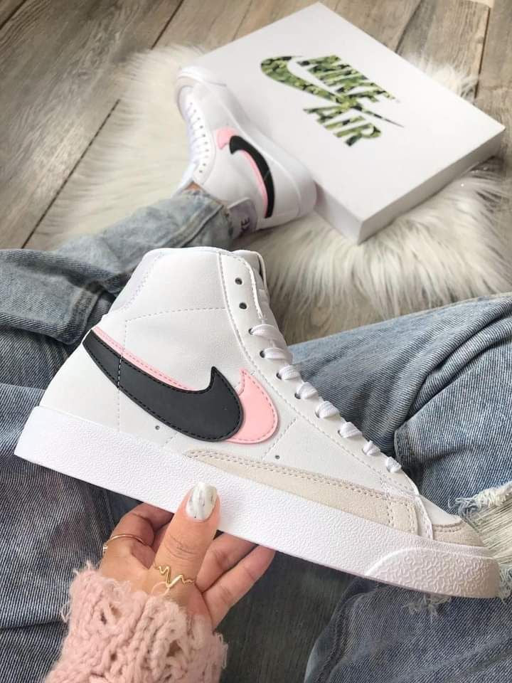 Nike Blazer Double Black Pink