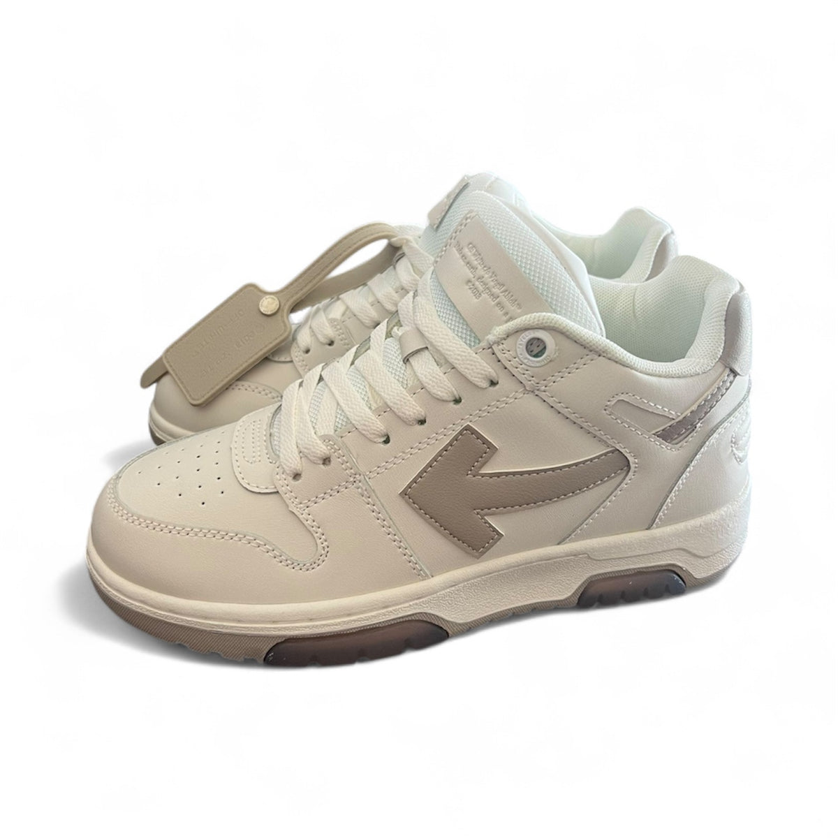 Off-White Out of Office White Beige