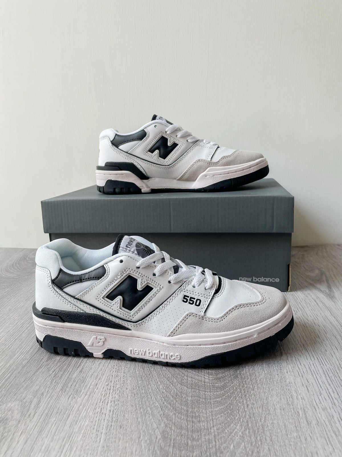 New Balance 550 White Black - image 1