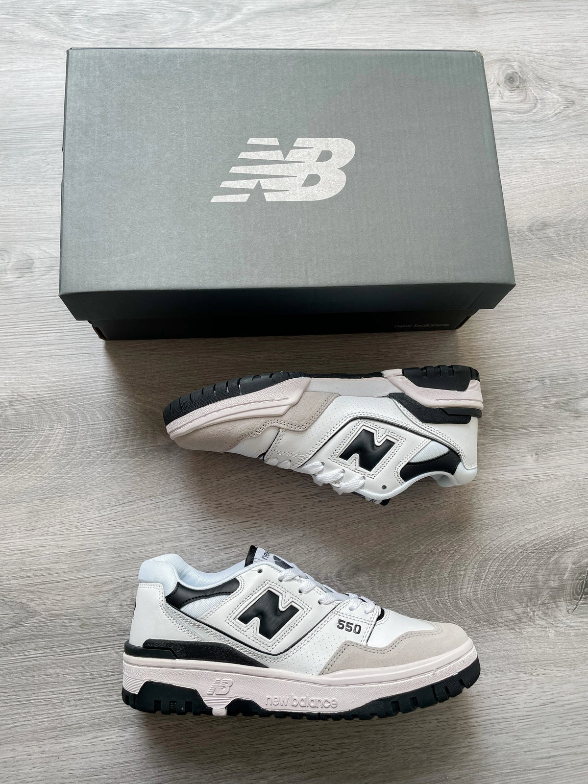 New Balance 550 White Black - image 2