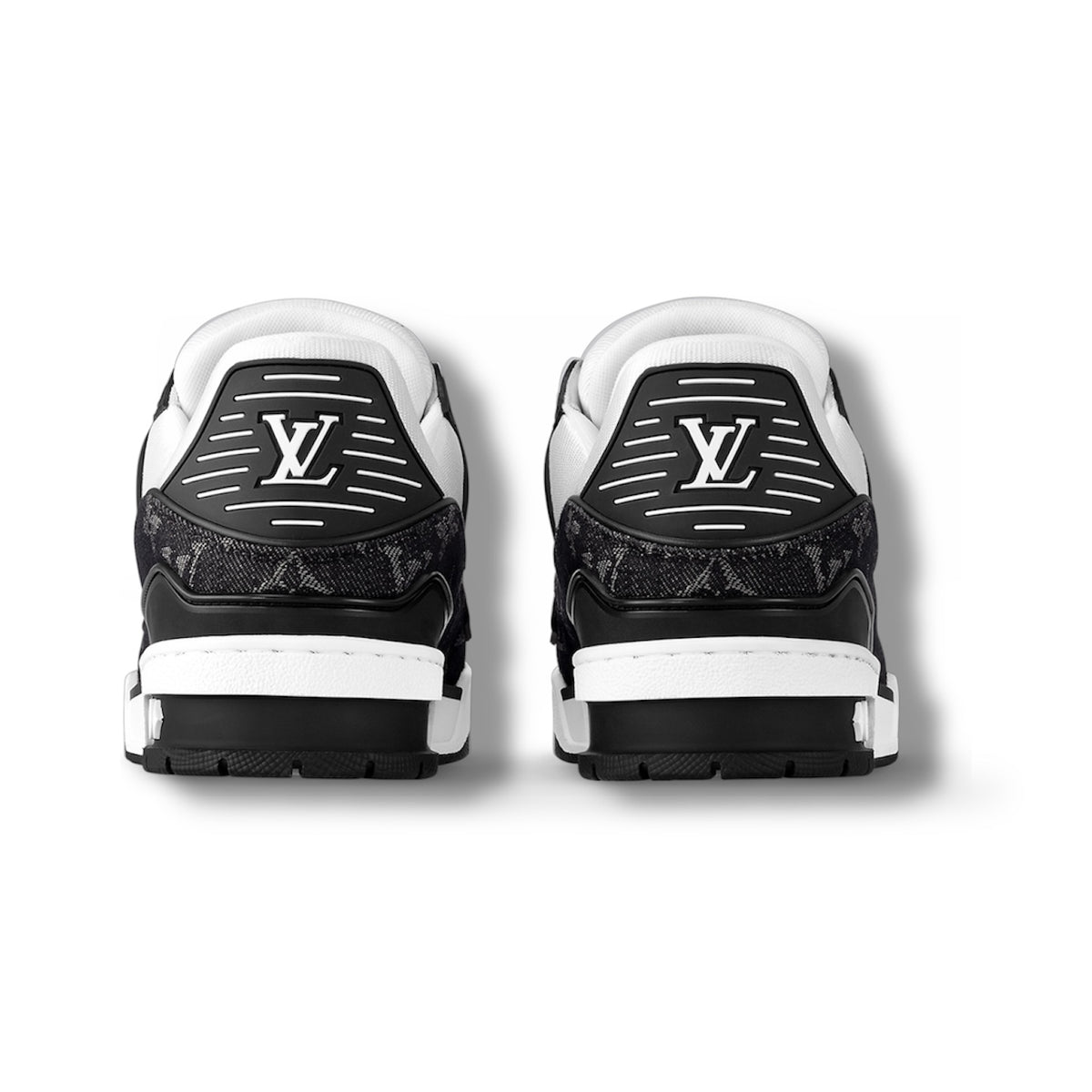Louis Vuitton Trainer Sneaker in Black Denim