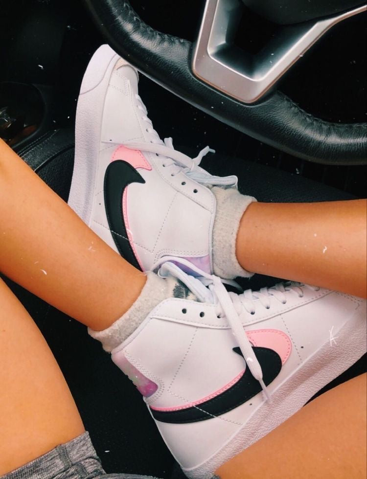 Nike Blazer Double Black Pink
