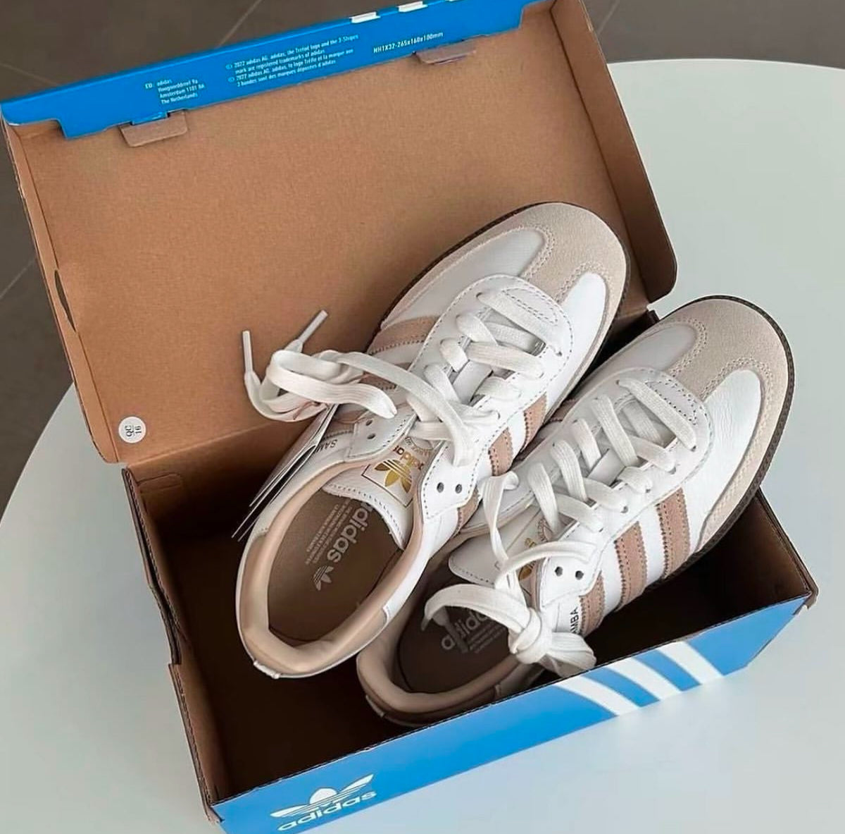 Adidas Samba OG White Beige Gum