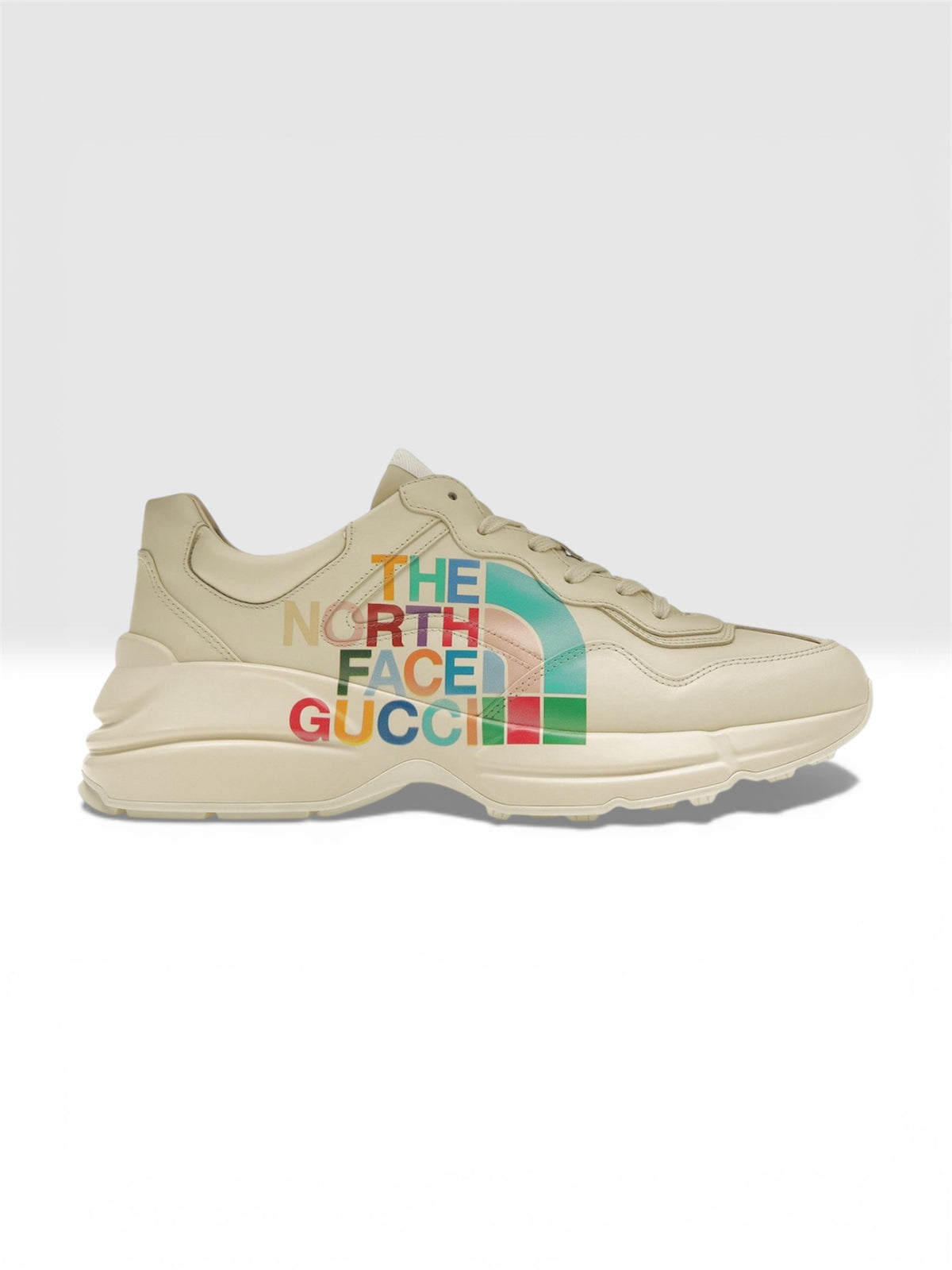 Gucci x the North Face Rhyton Sneakers in Ivory