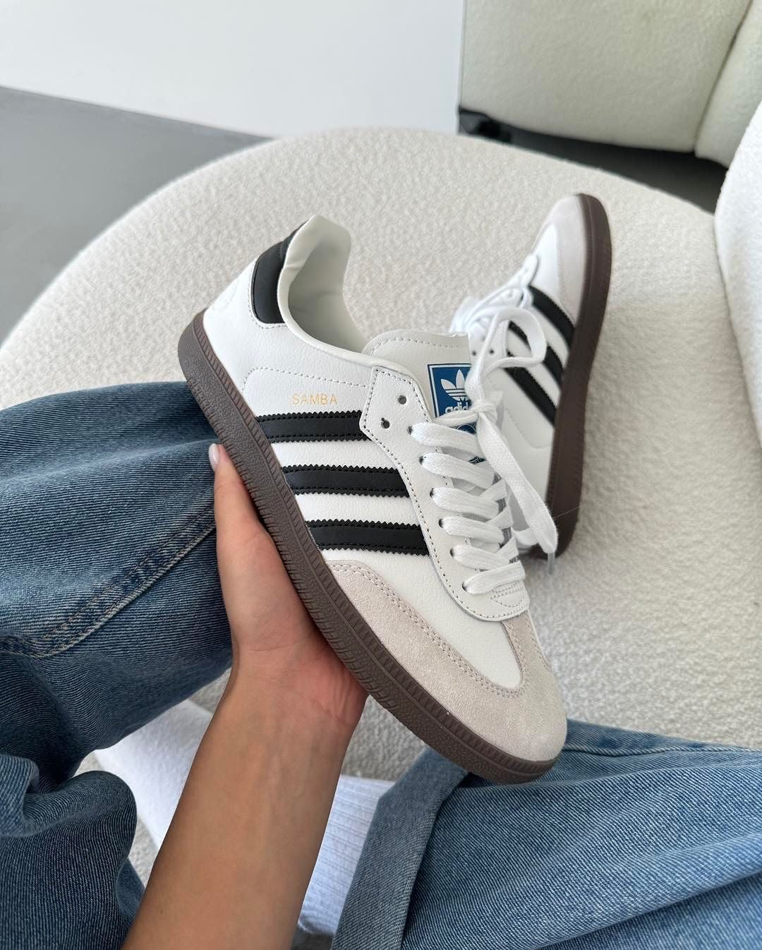 Adidas Samba White Black