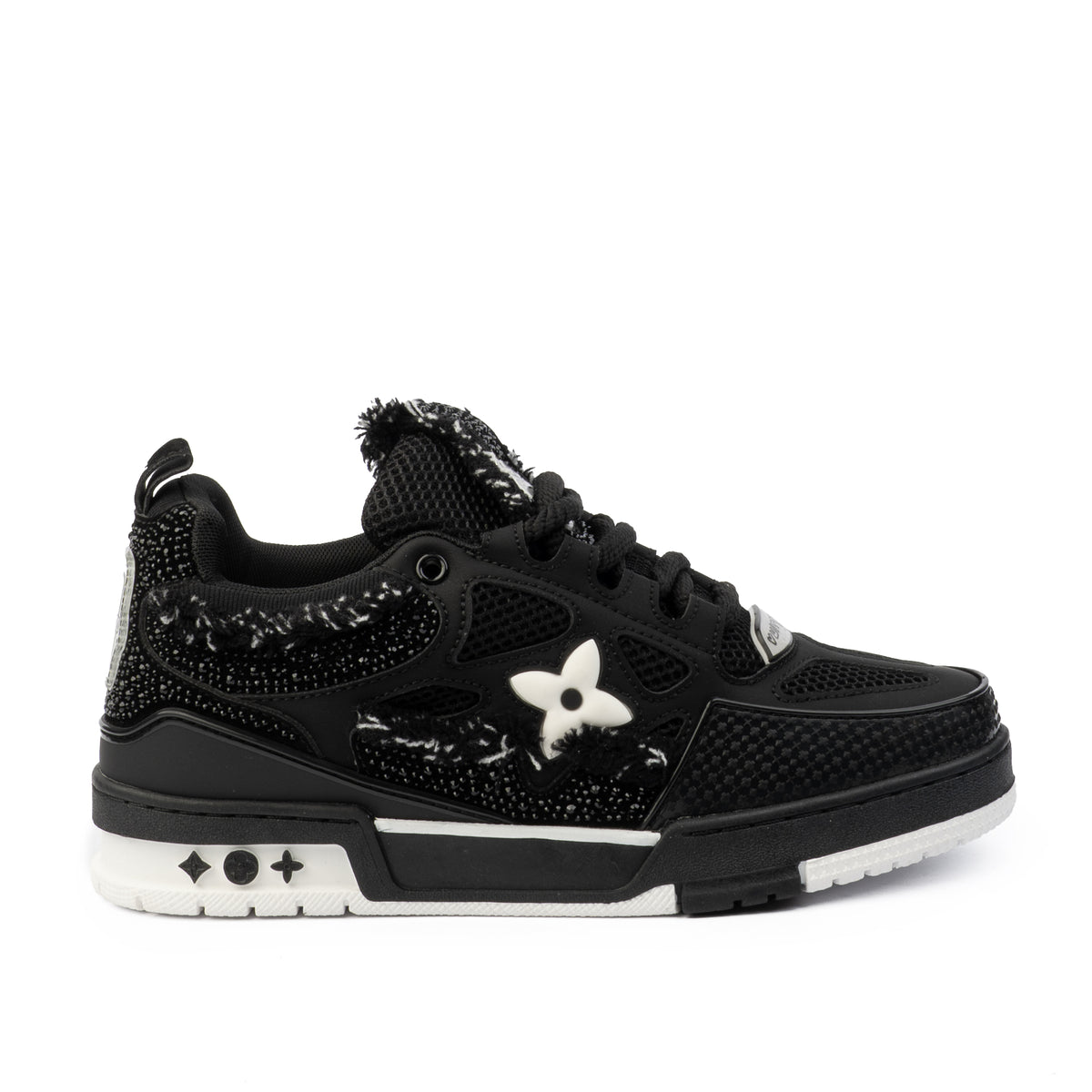 Louis Vuitton Skate Black Prominent White