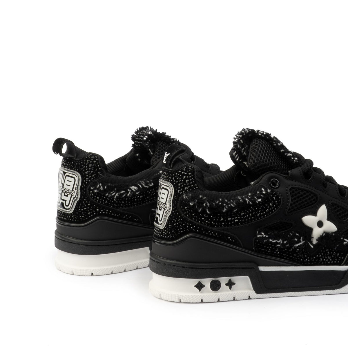 Louis Vuitton Skate Black Prominent White