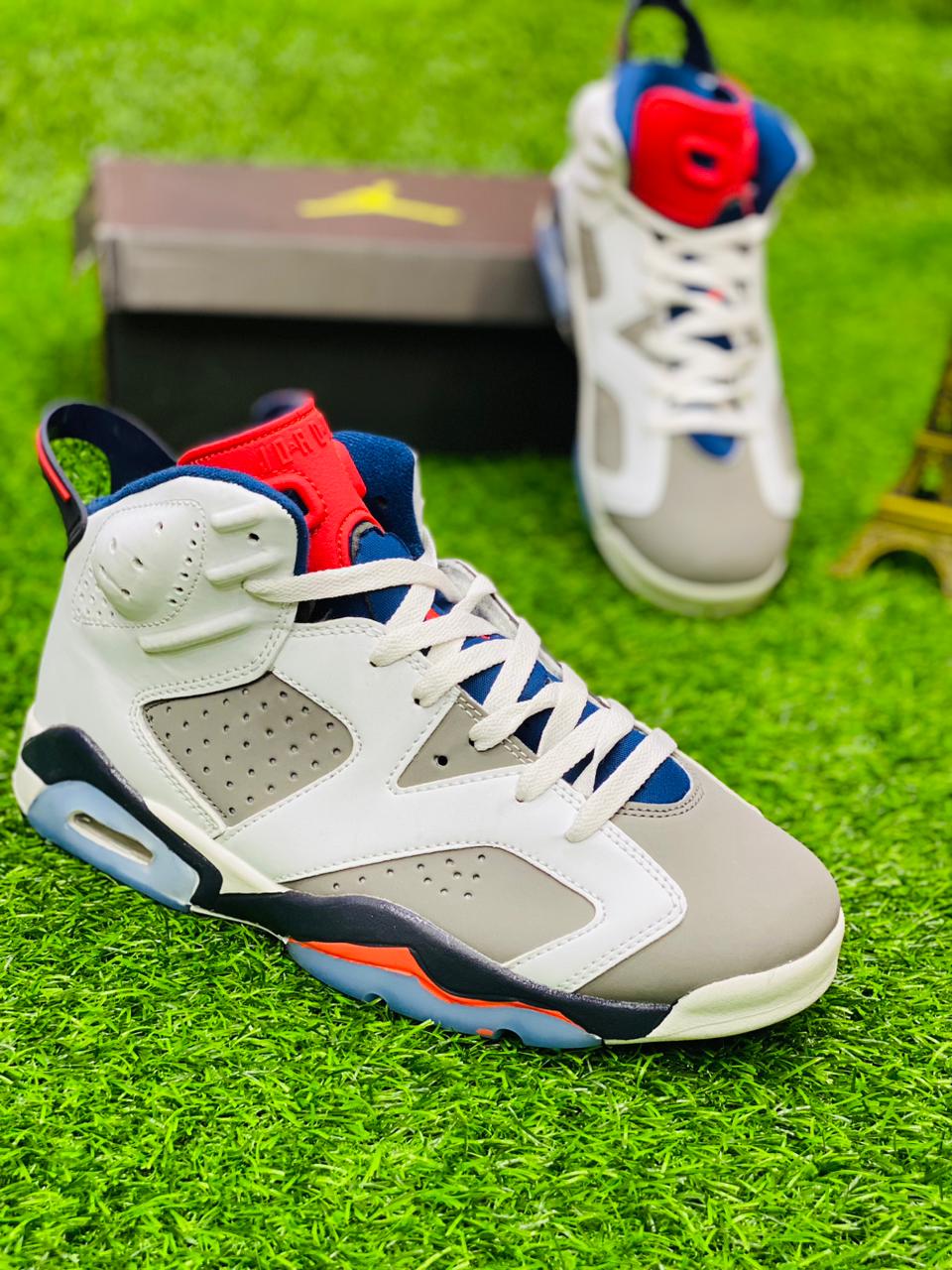 Nike Air Jordan 6 White Grey