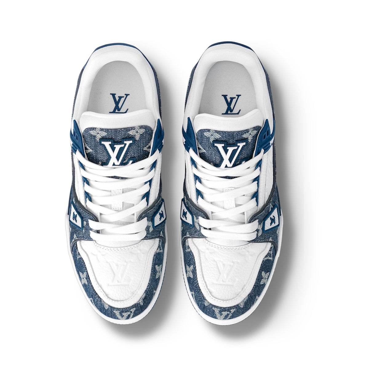 Louis Vuitton Trainer Sneaker in Monogram Denim