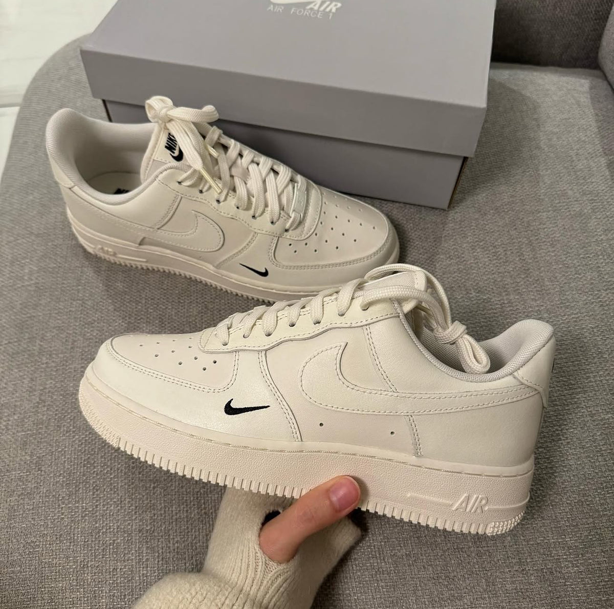 Nike Air Force 1 Sail Black