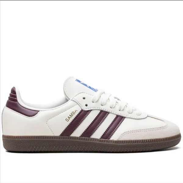 Adidas Samba White Maroon Gum