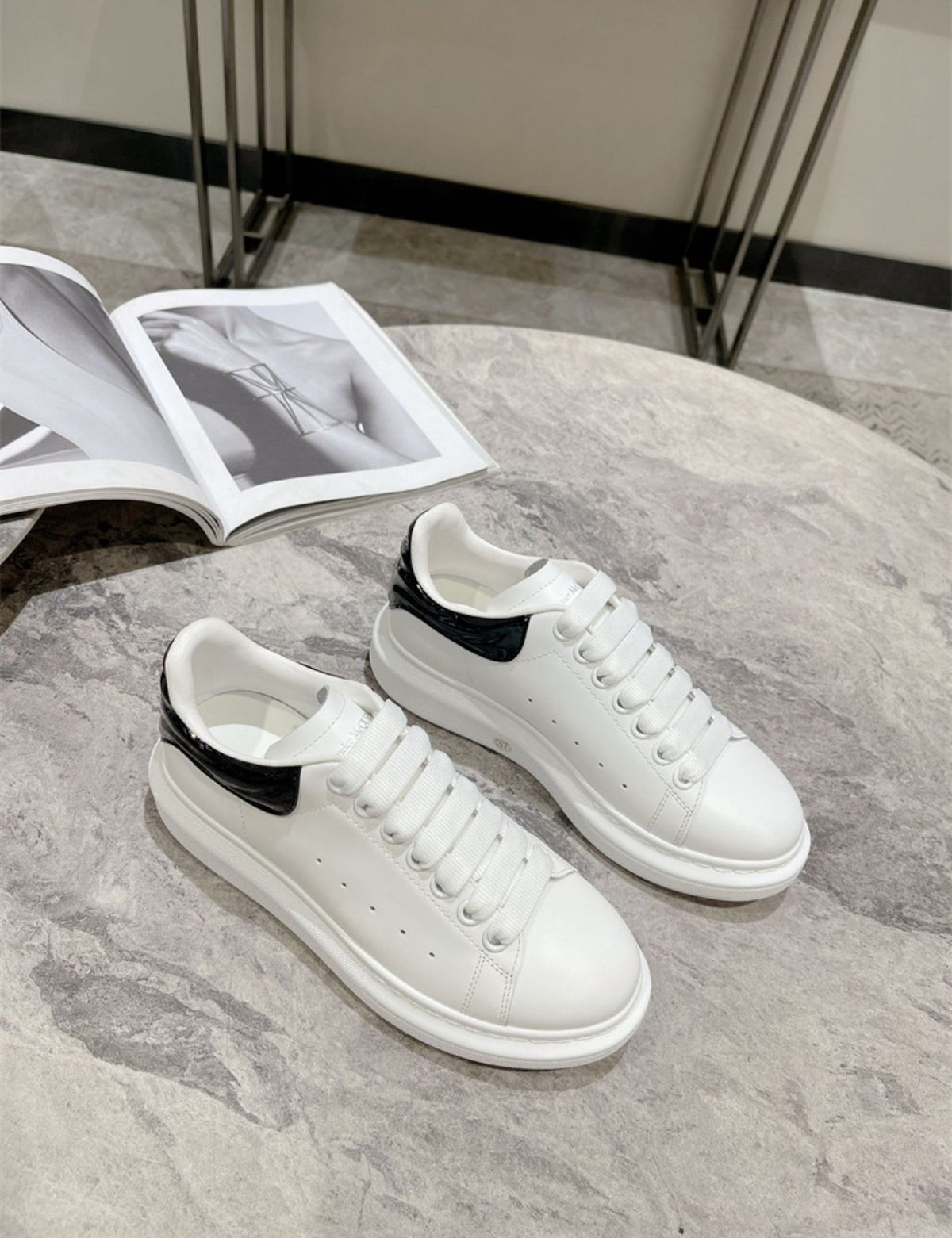 Alexander McQueen White x Black Glosse