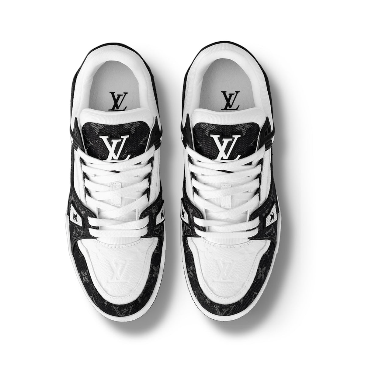 Louis Vuitton Trainer Sneaker in Black Denim