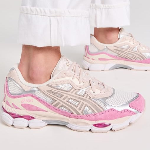 ASICS GEL NYC Pink Cream Pure Silver