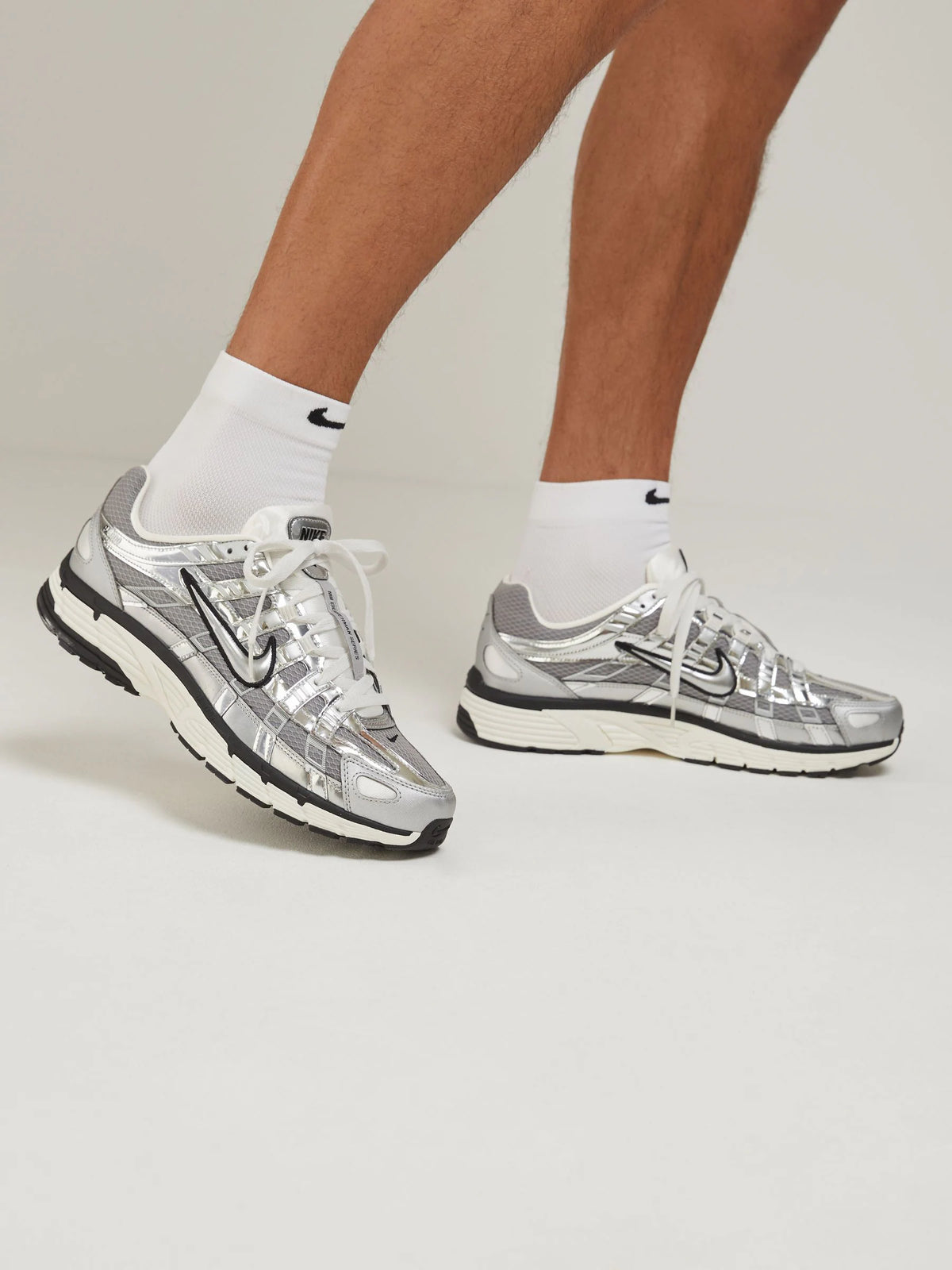 Nike P 6000 in Metallic Silver