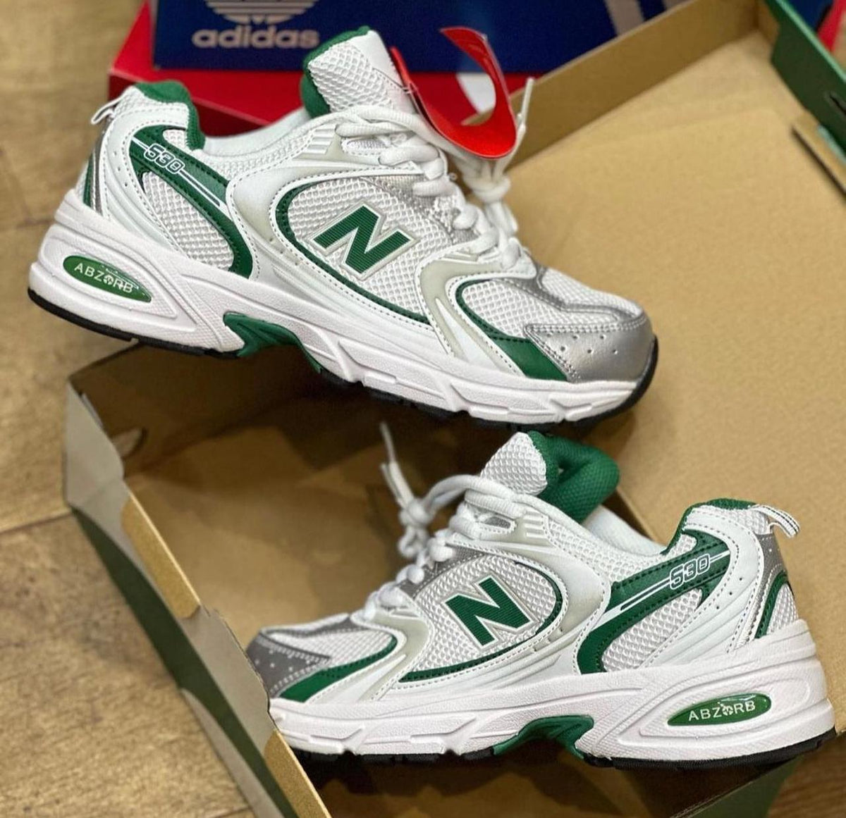 New Balance 530 White Green