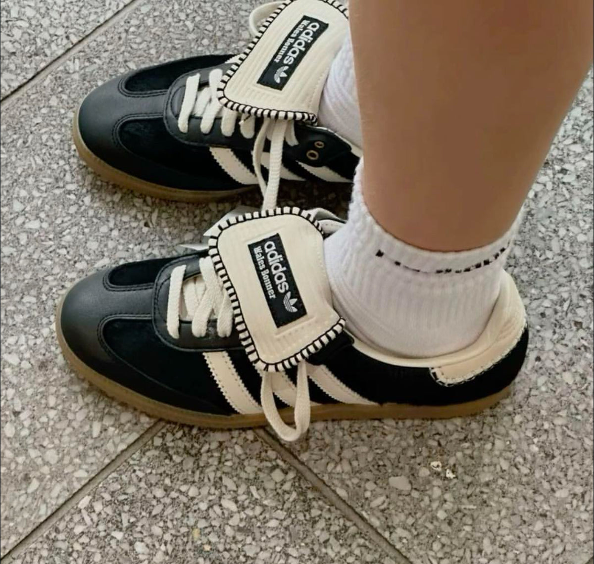 Adidas Wales Bonner x Samba Pony Black Cream