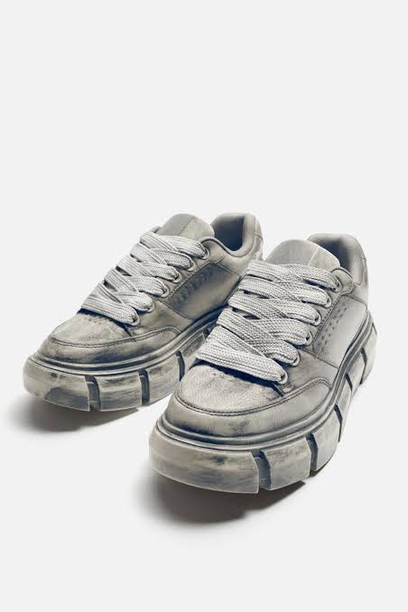 Zara Chunky Grey Sneaker