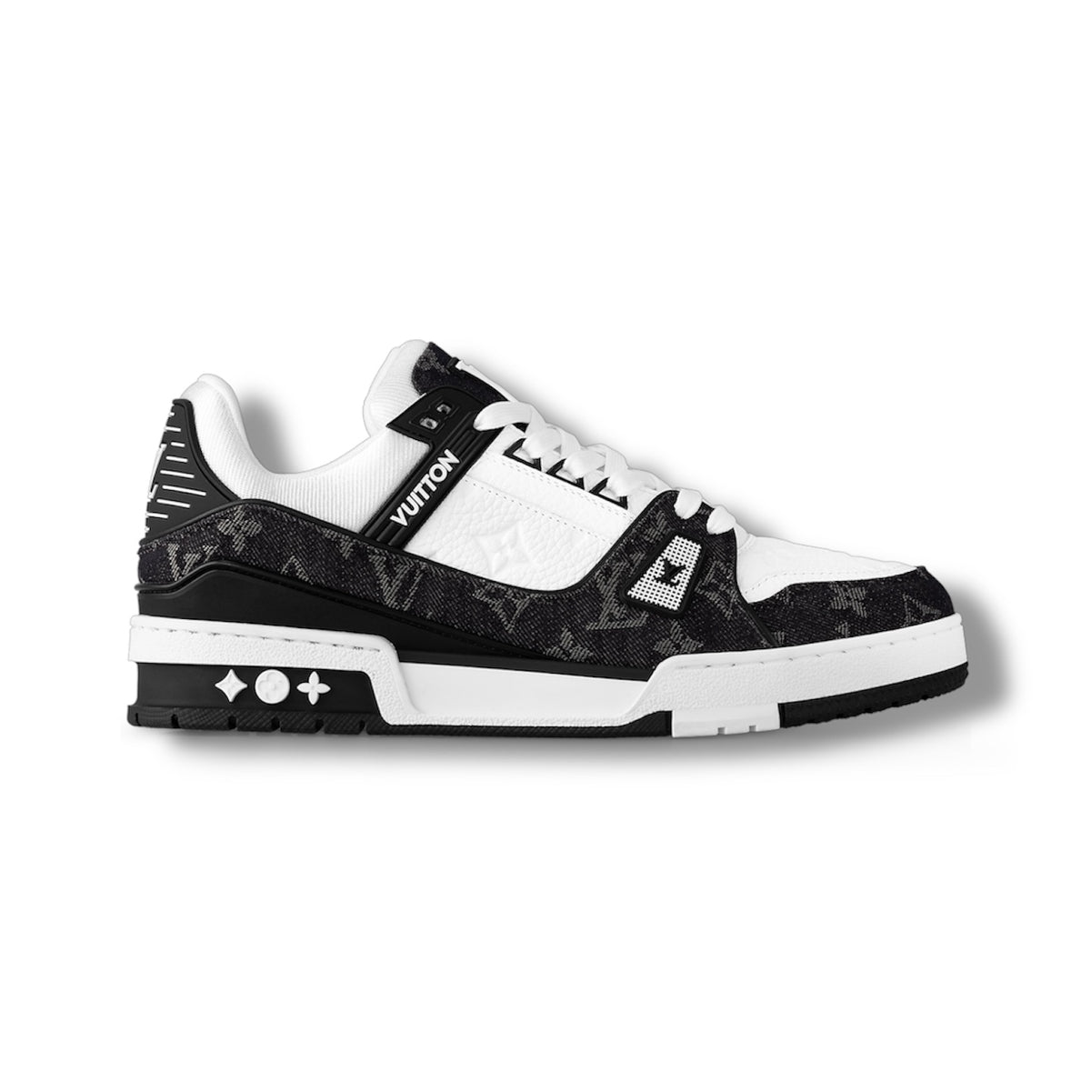 Louis Vuitton Trainer Sneaker in Black Denim