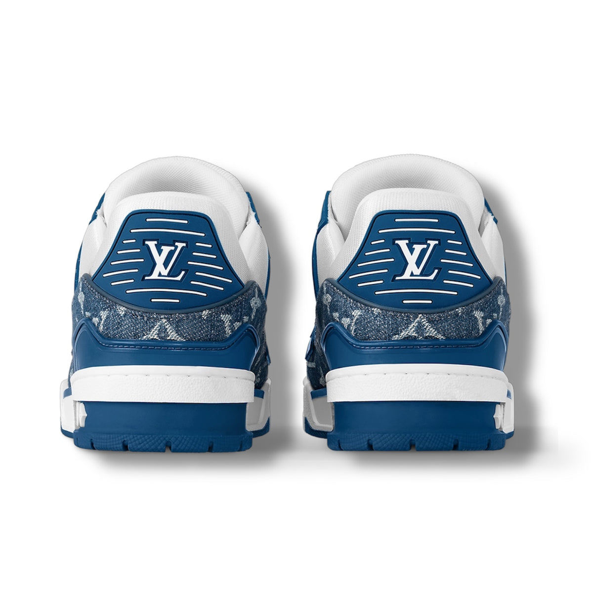 Louis Vuitton Trainer Sneaker in Monogram Denim
