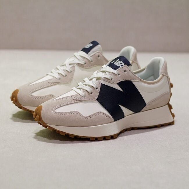 New Balance 327 White Navy