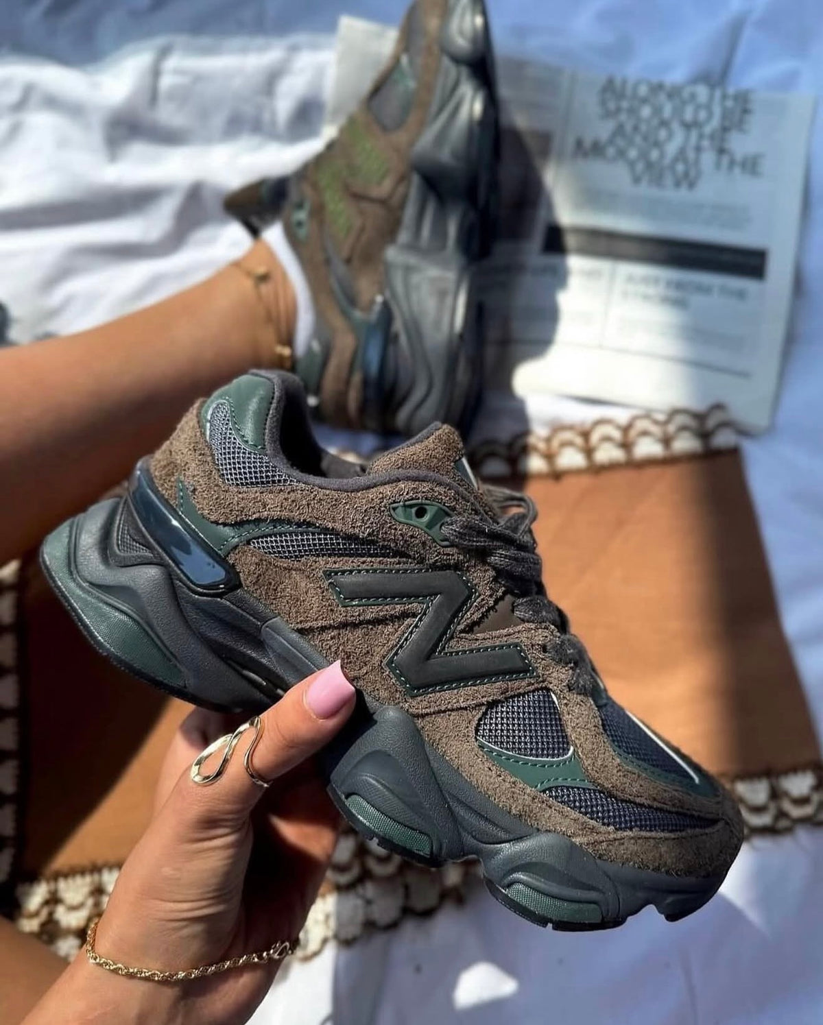 New Balance 9060 Beef and Broccoli