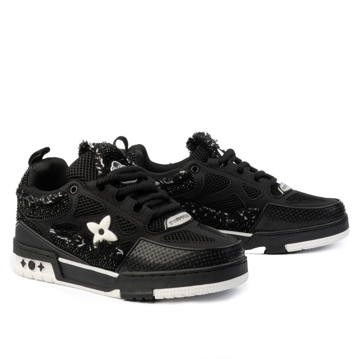 Louis Vuitton Skate Black Prominent White