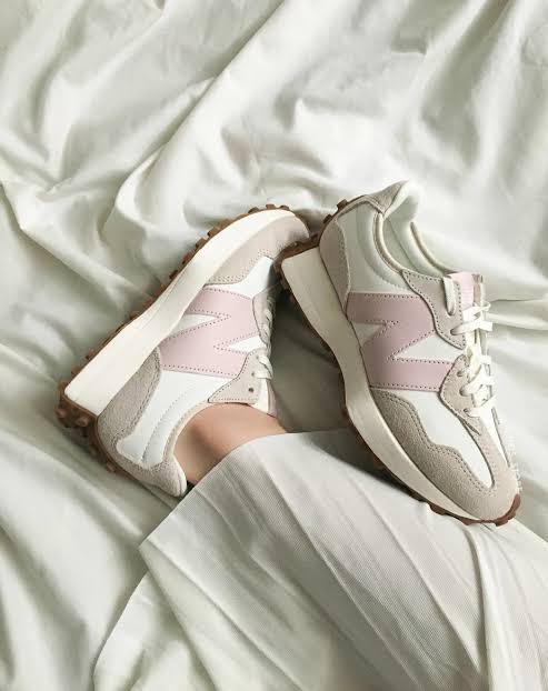 New Balance 327 White Pink