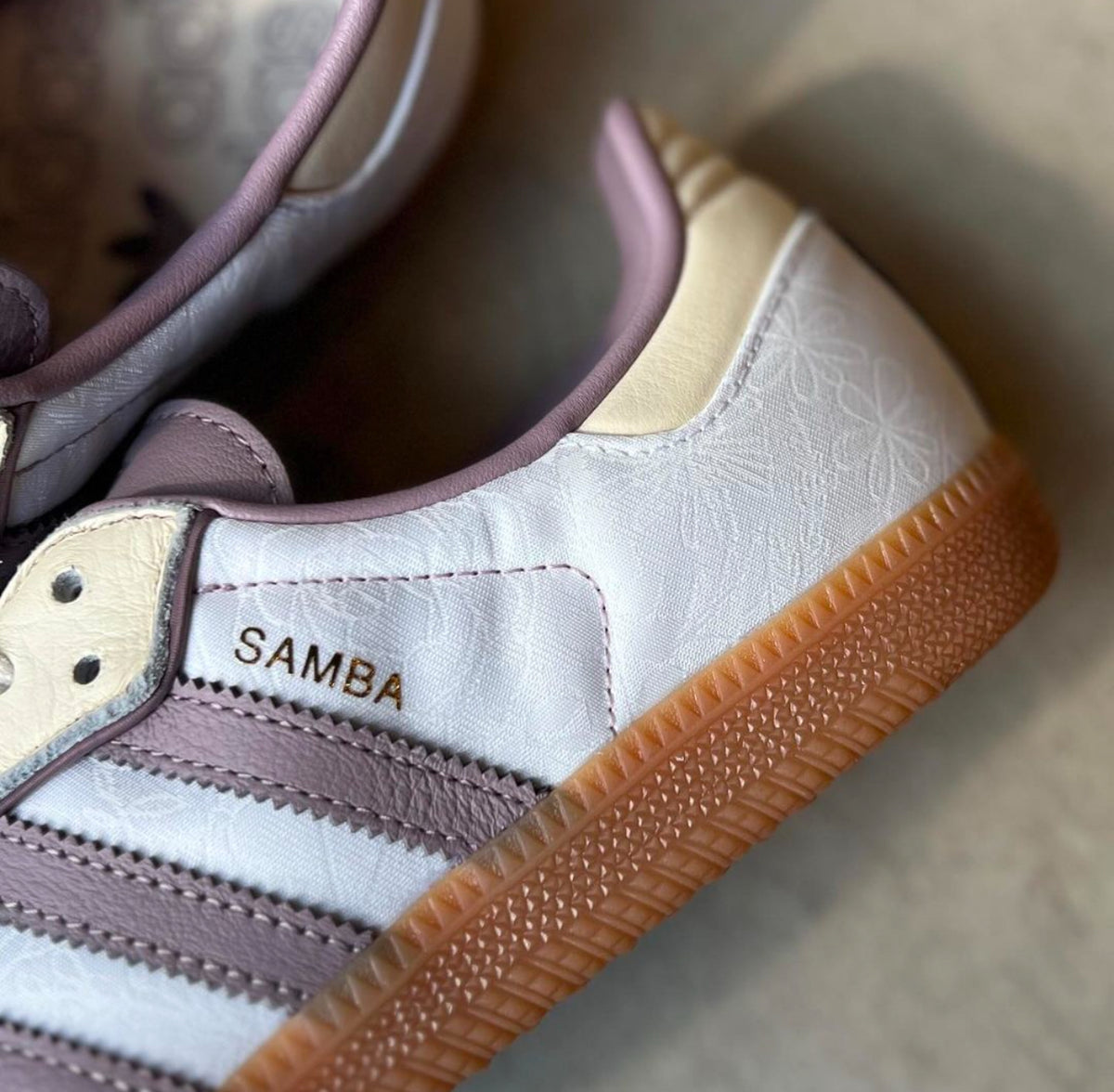 Adidas Samba OG White Cream Gold
