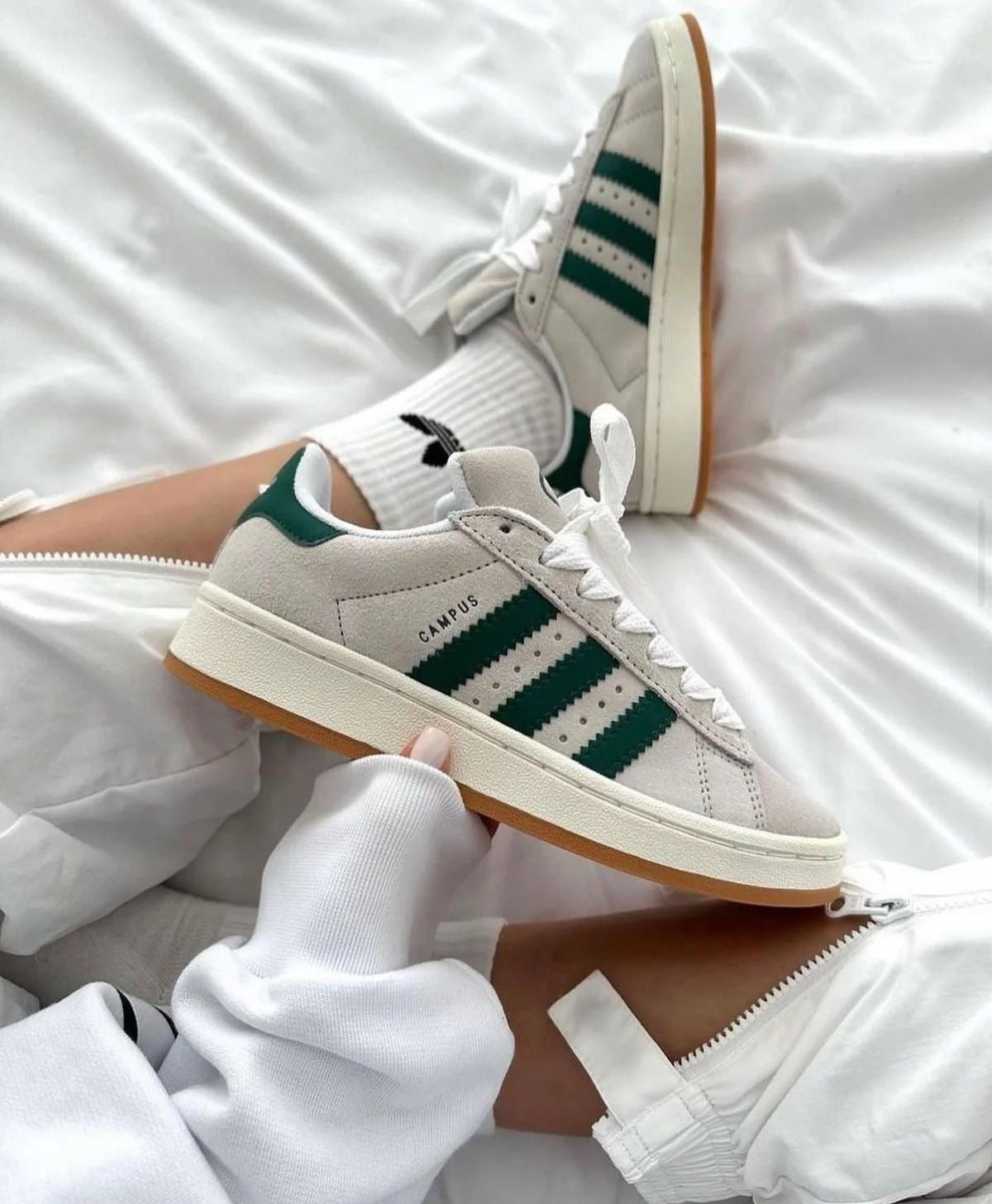 Adidas Campus 00s Beige Green