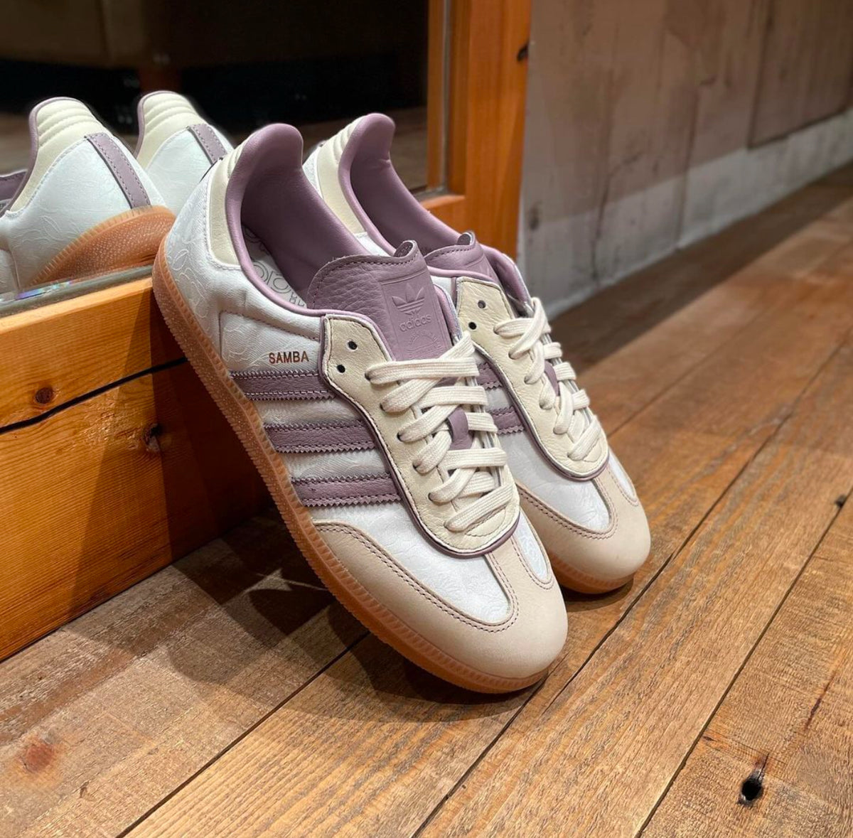 Adidas Samba OG White Cream Gold