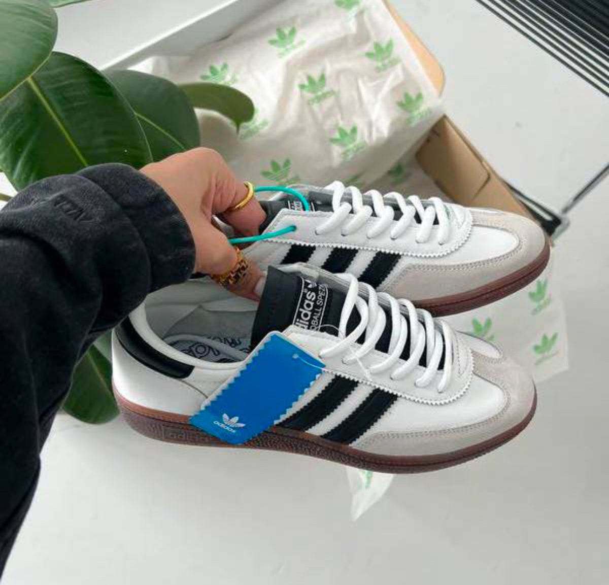Adidas Spezial Cloud White Black