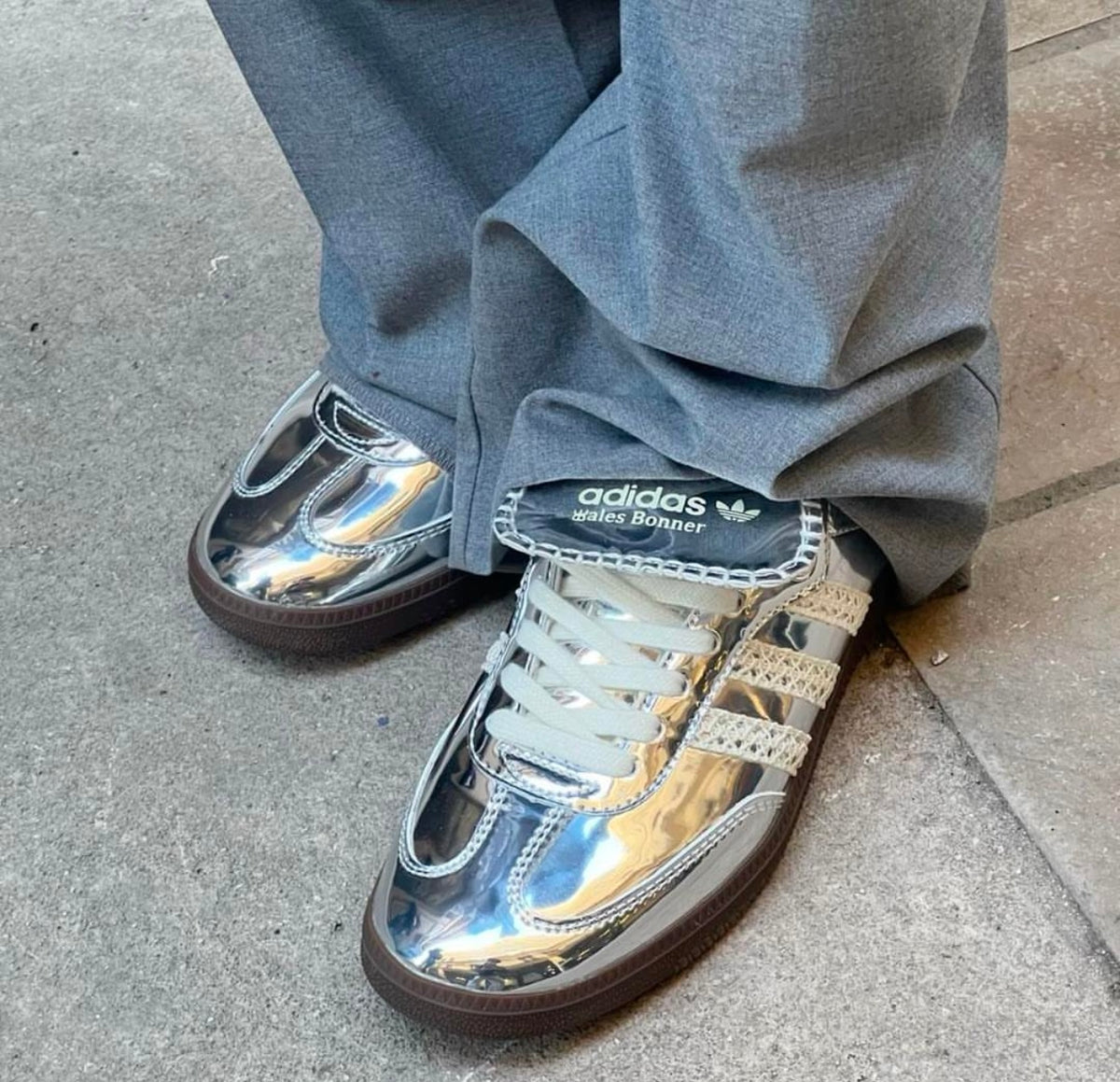 Adidas Wales Bonner x Samba Silver Metallic