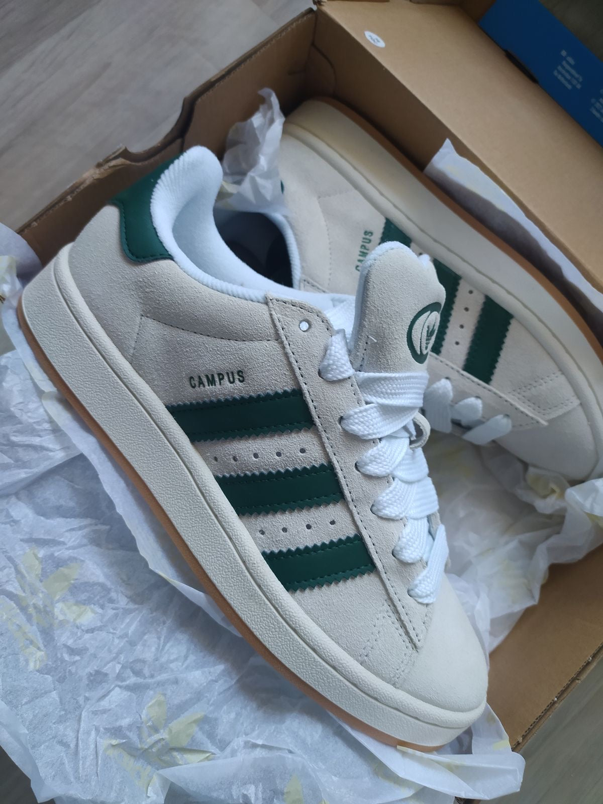 Adidas Campus 00s Beige Green