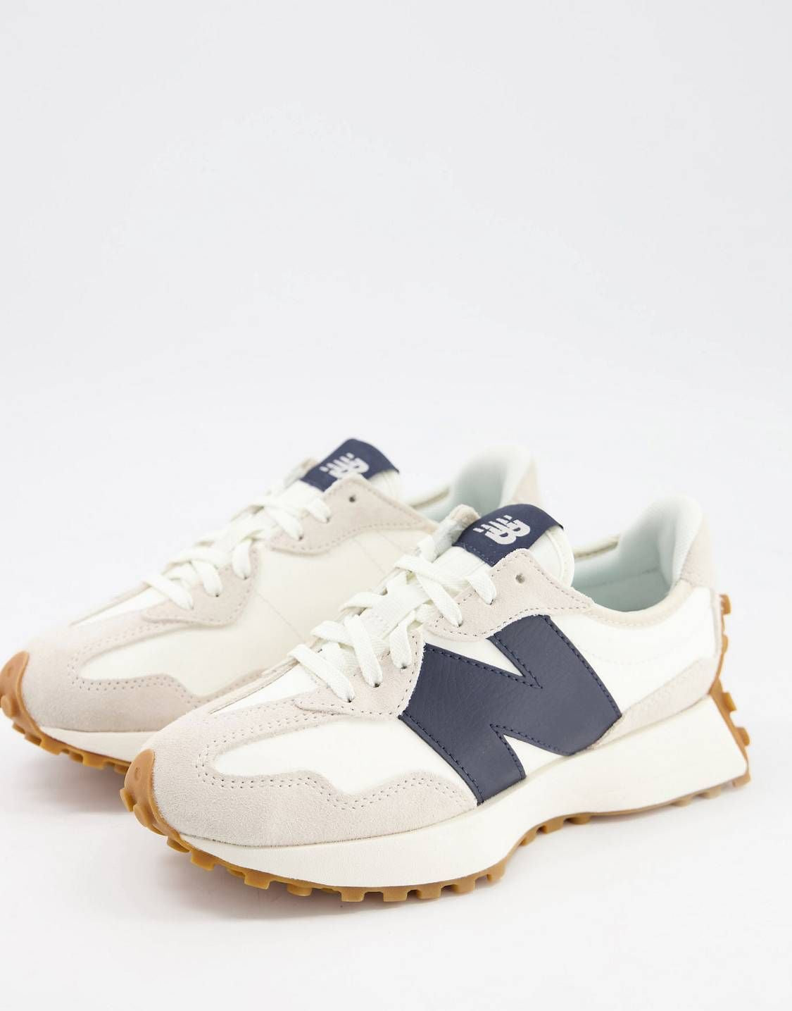 New Balance 327 White Navy