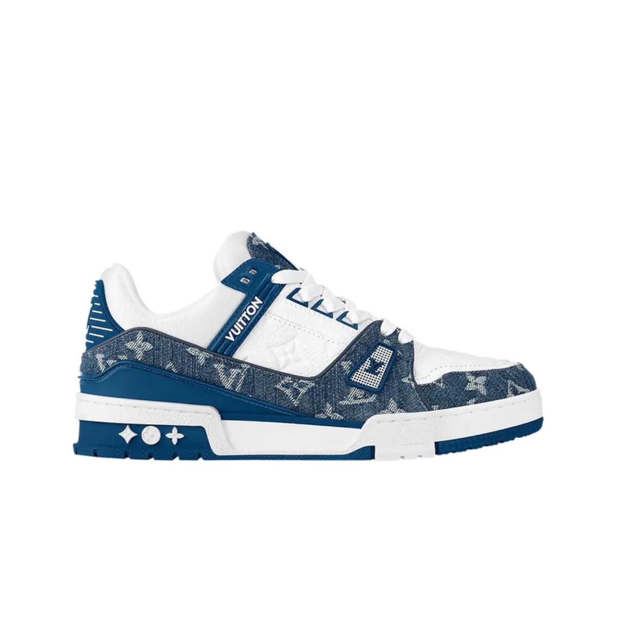 Louis Vuitton Trainer Sneaker in Monogram Denim