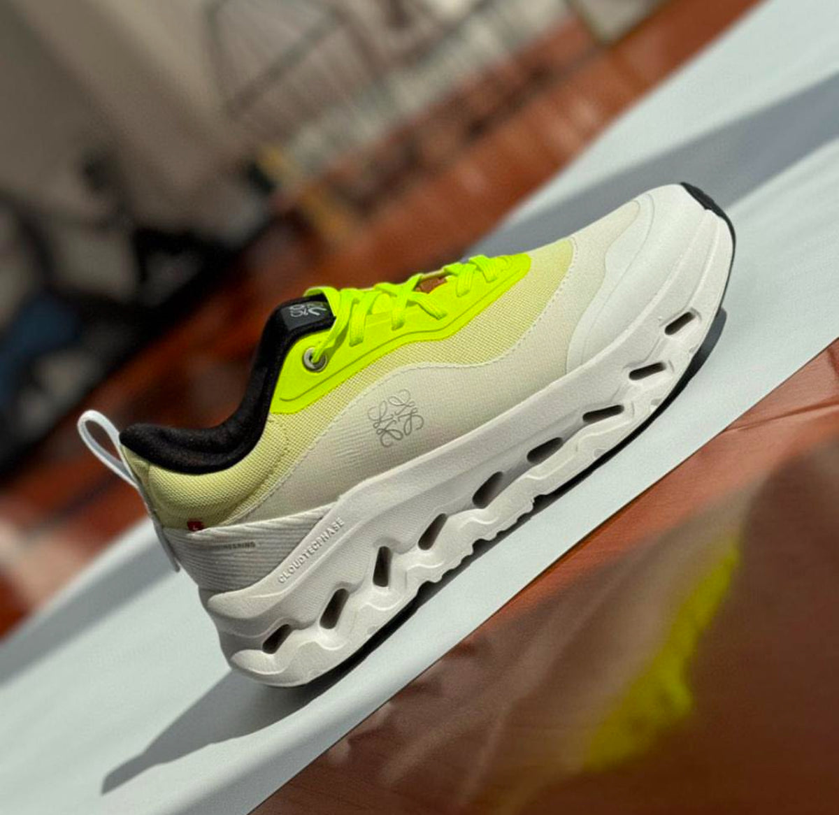 On Running Cloudtilt x Loewe White Green