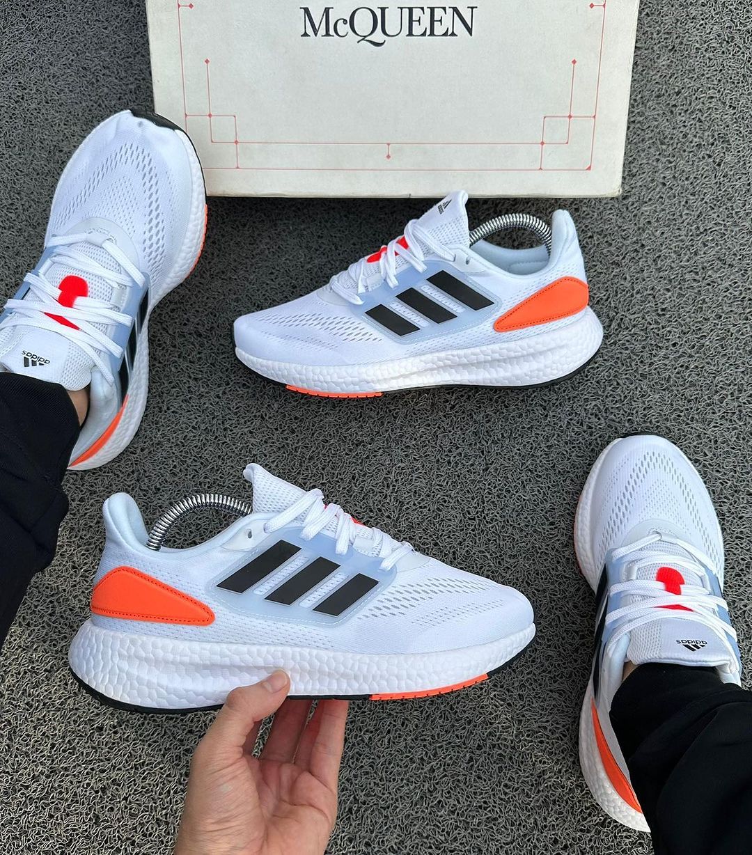 Adidas Ultraboost White Orange